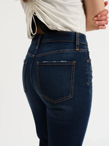 Smarty Pants - High Rise Slim Straight - Vintage Ink