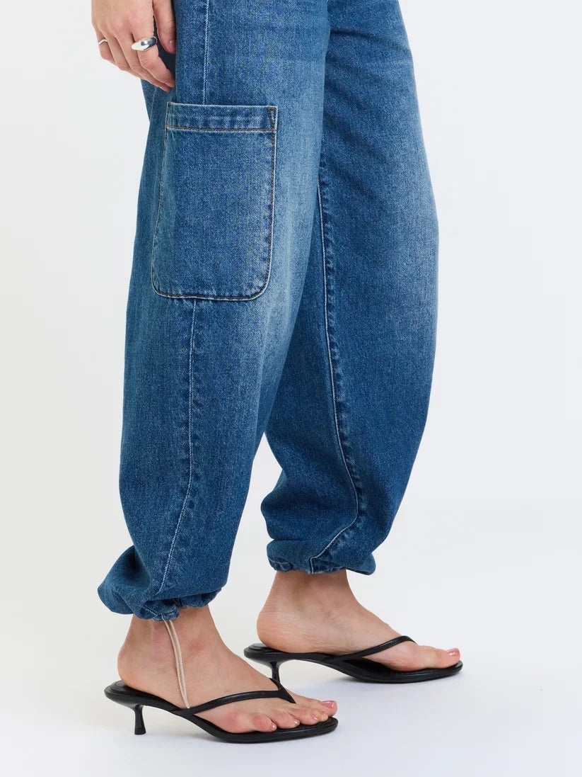 Mirage Mid-Rise Cargo Harem in Snap