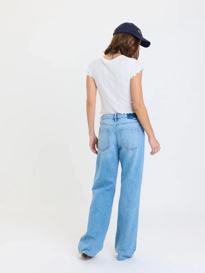 2K Mid-Rise Relaxed Baggy Pant- Pulse