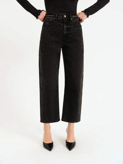 Westward Barrel Leg in Night Life Vintage