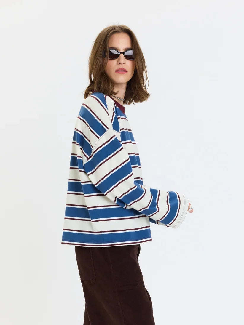 Salinas Easy Long Sleeve Tee- Cove Stripe