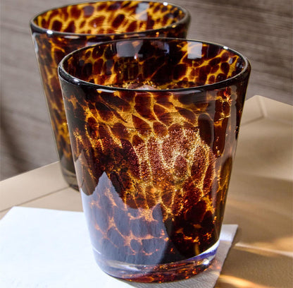 Tortoise Old Fashion Glasses