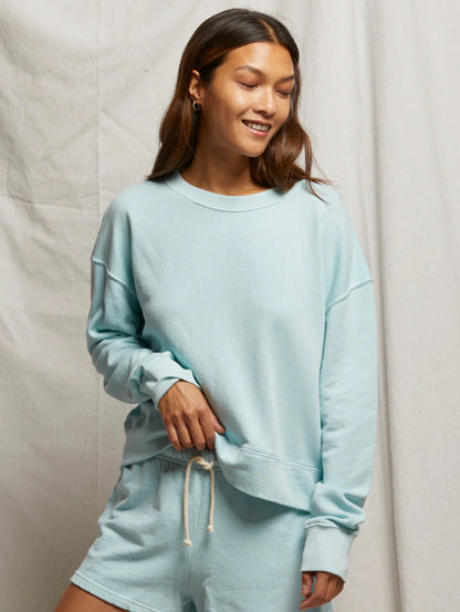 Tyler Sweatshirt-Iced Aqua