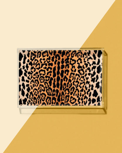 Leopard Print Tray