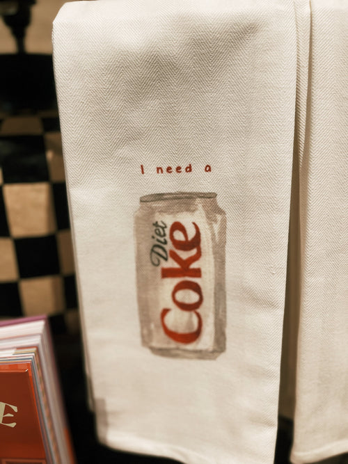 I Need a Diet Coke Tea Towel