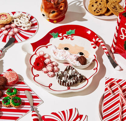 Santa Dip Platter with Bowl Set
