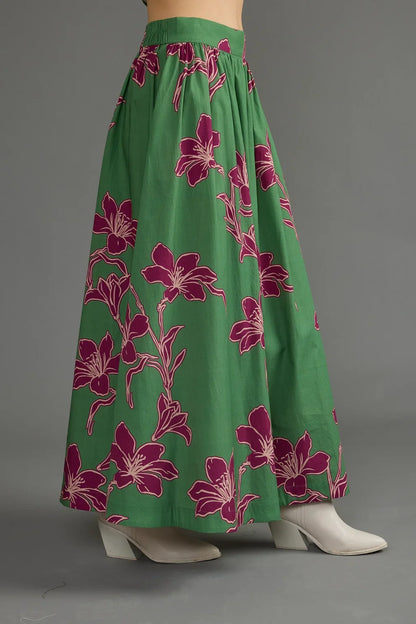 Maeve Skirt - Verde Orchid