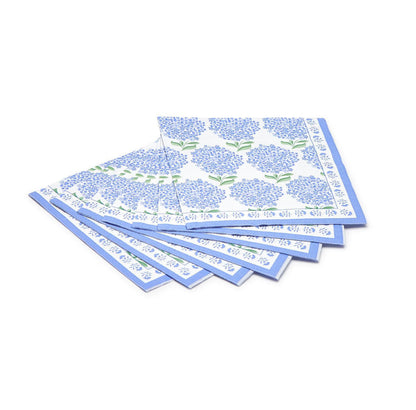 Hydrangea Cocktail Napkins
