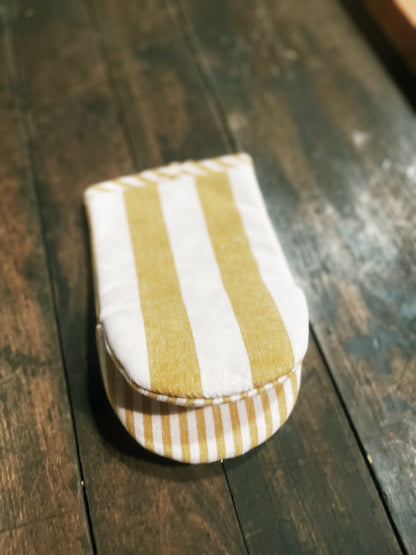 Striped Oven Mitt