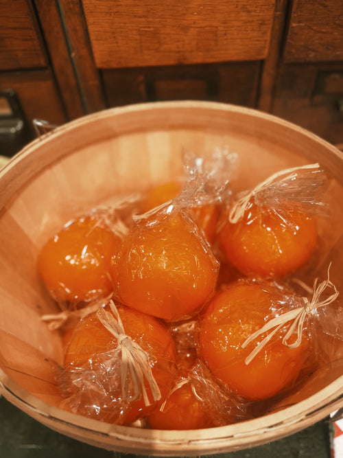 Orange Shaped Candle