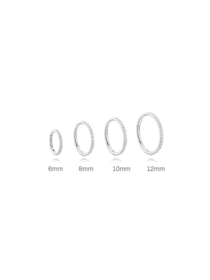 KOSINER Titanium Delicate Multi-Sized Hoop