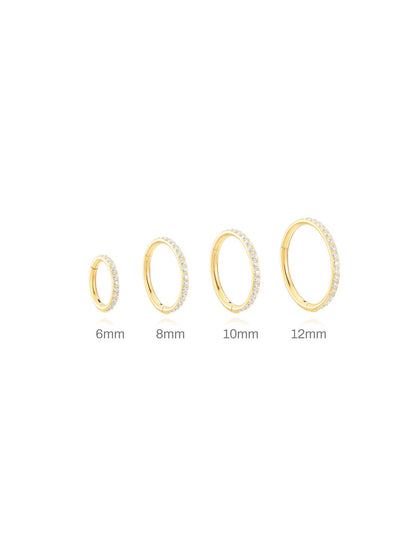 KOSINER Titanium Delicate Multi-Sized Hoop