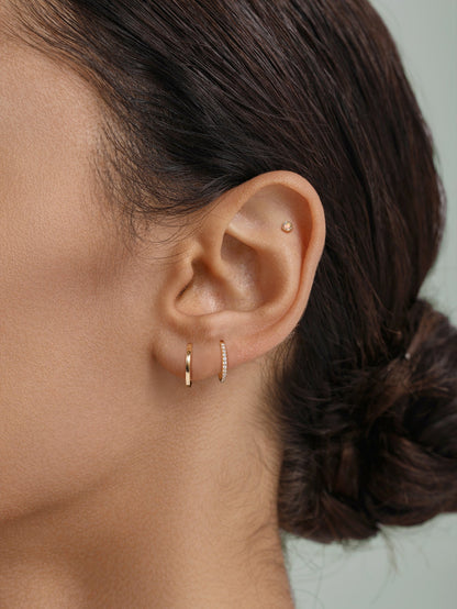 KOSINER 14K Solid Gold Delicate Opal Set