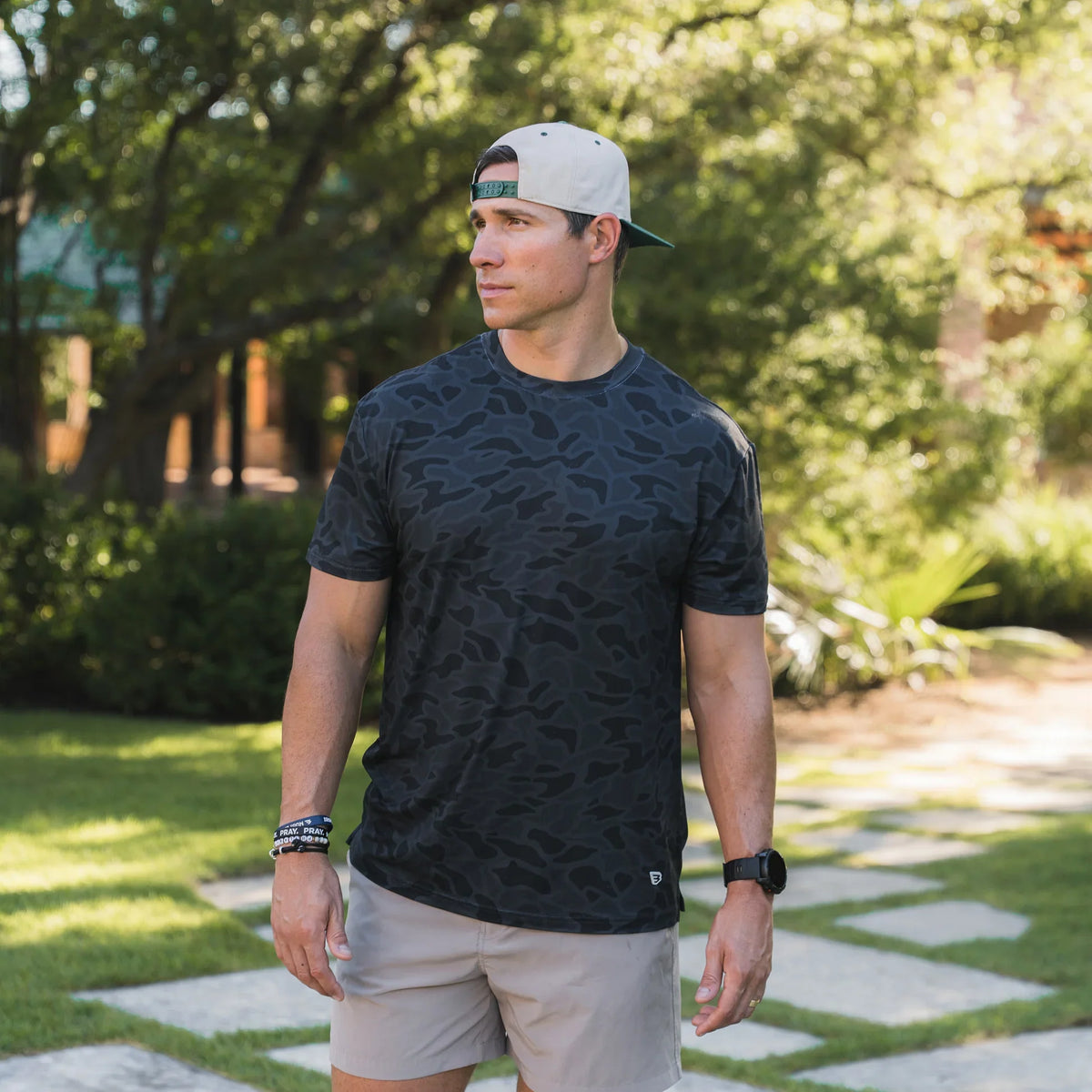 Burlebo - Go-to-Tee - Black Camo