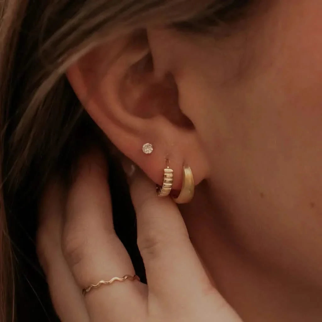 Rue Brushed Hoops