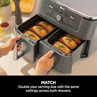 Ninja MAX 6-in-1 Dual Zone Air Fryer 9.5L – DZ400UK