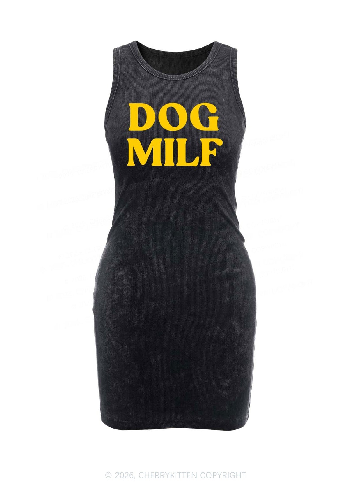 Dog Mxxf Y2K Washed Tank Dress Cherrykitten