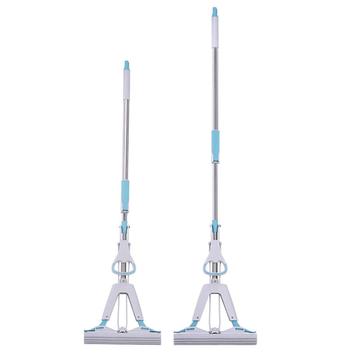 Double Squeeze Floor Sponge Mop – Hands-Free Lazy Cleaning Mop with Super Absorbent Sponge