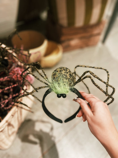 Leopard Print Spider Headband