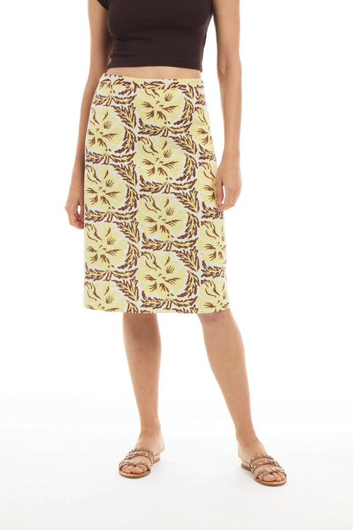 Reversible Quilted Skirt-Capri Sea