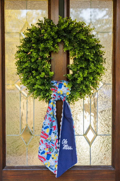 Ole Miss Rebels Wreath Scarf