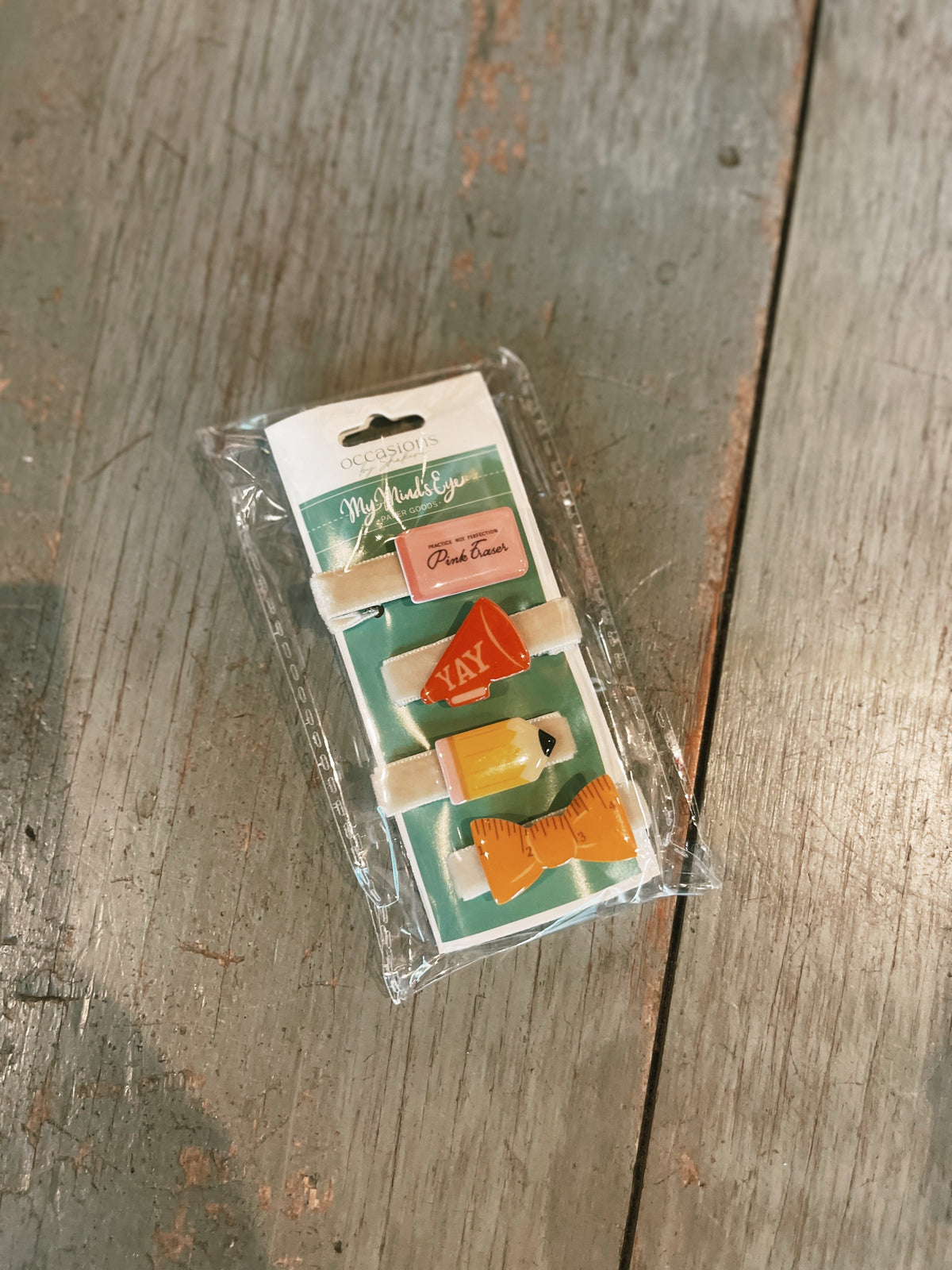 Back to School Resin Barrettes