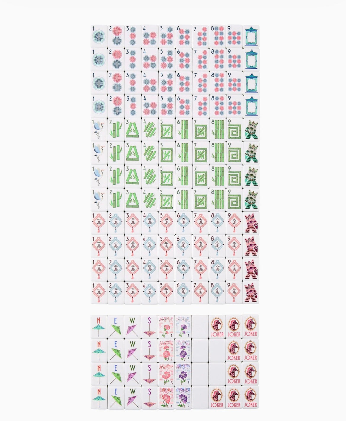 Solara Mahjong Tiles