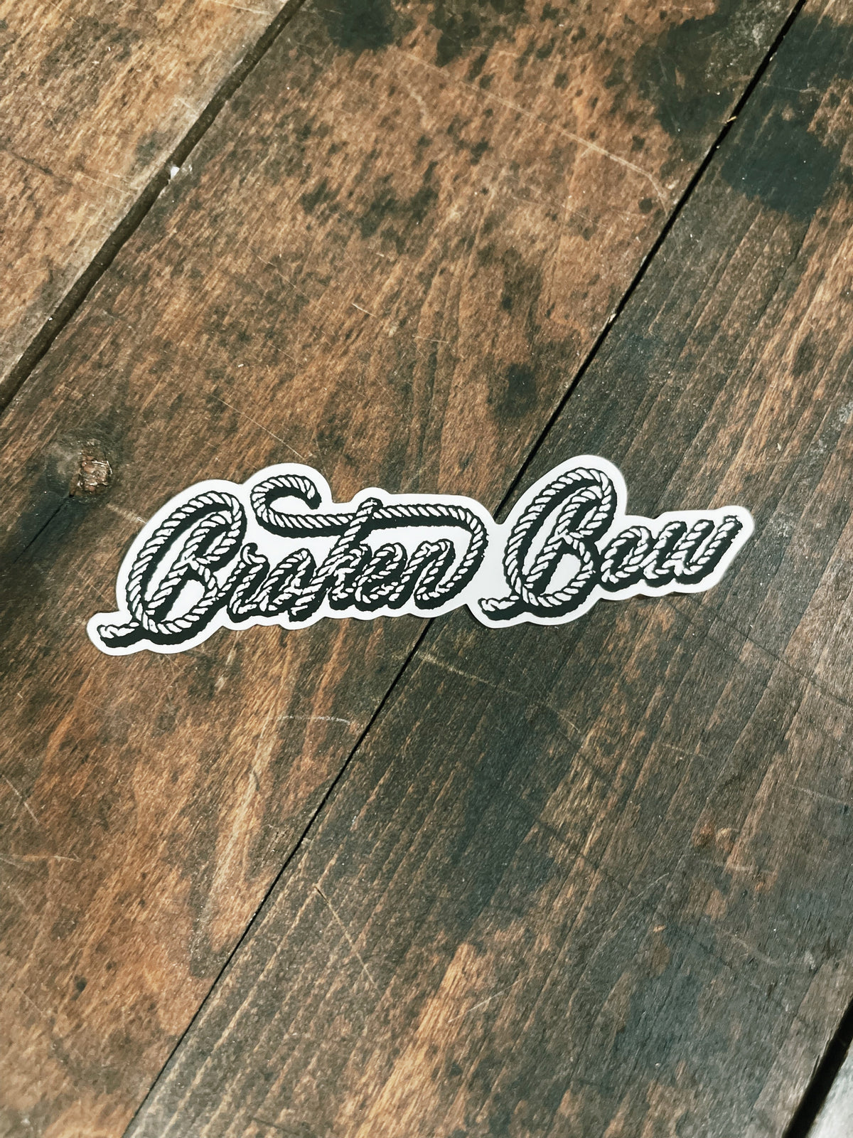 Broken Bow Rope Sticker