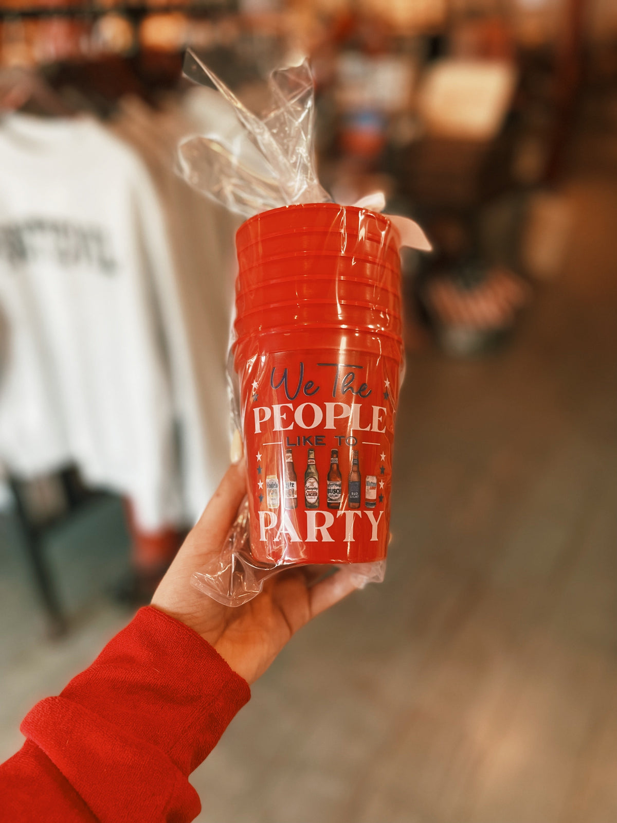We The People Red Stadium Cups