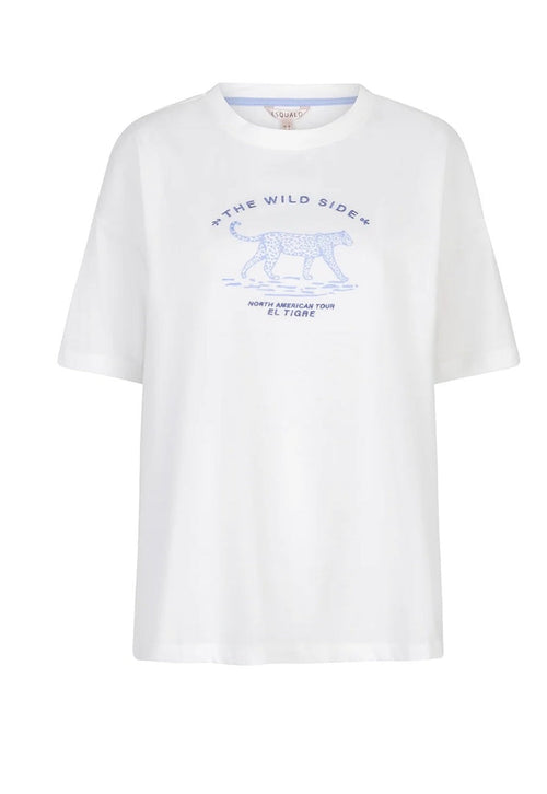 Safari ‘Wild Side’ Tee-Gold/White