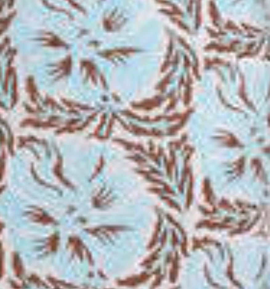 Reversible Quilted Skirt-Capri Sea