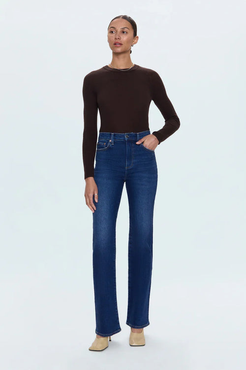 Evie High Rise Slim Boot - Penthouse