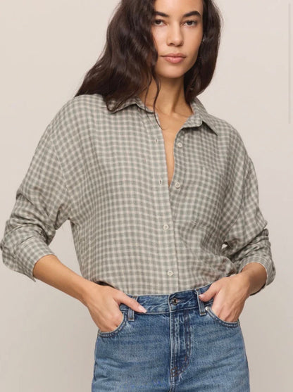 River Plaid Button Up