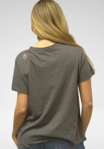 Dasha Tee-Washed Blue