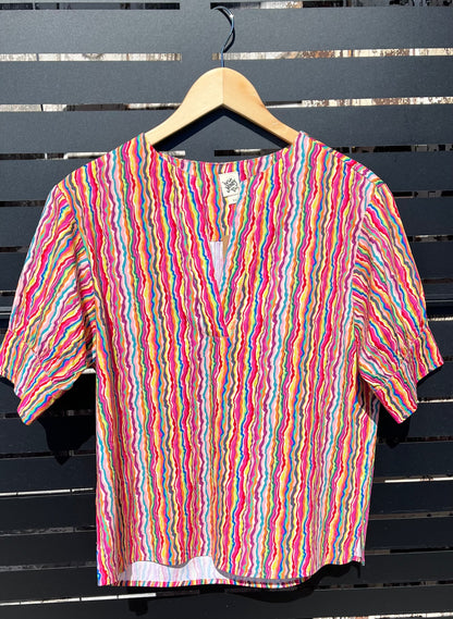 Notched Front Shirt