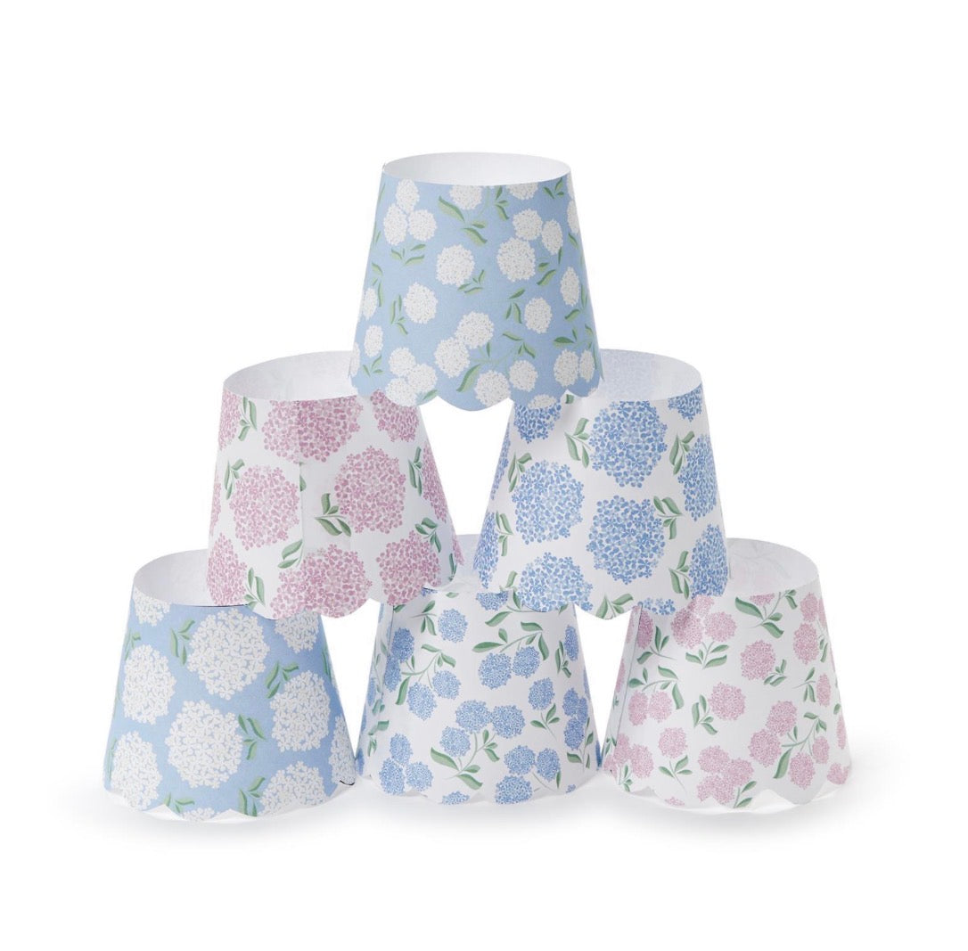 Hydrangea Paper Lamp Shade Cover