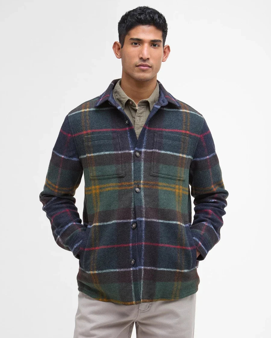Barbour Chapter Tailored Check Overshirt-Classic Tartan