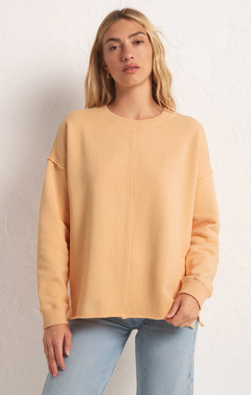 Hermosa Sweatshirt - Orange Cream