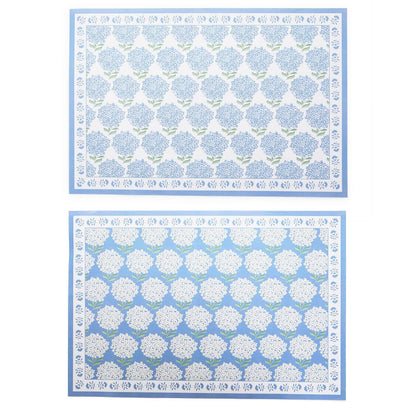 Hydrangea Paper Placemat
