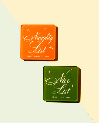 Naughty/Nice Coaster