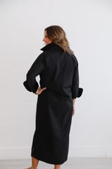 The Shirt Dress - Black