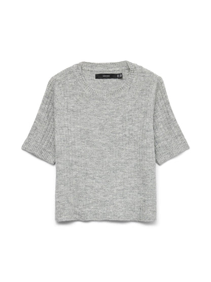 Sally Grey Knitted T-shirt