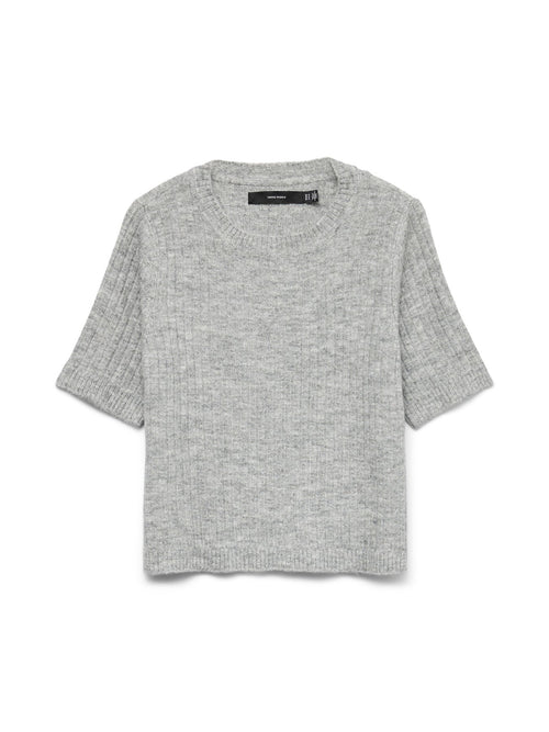 Sally Grey Knitted T-shirt
