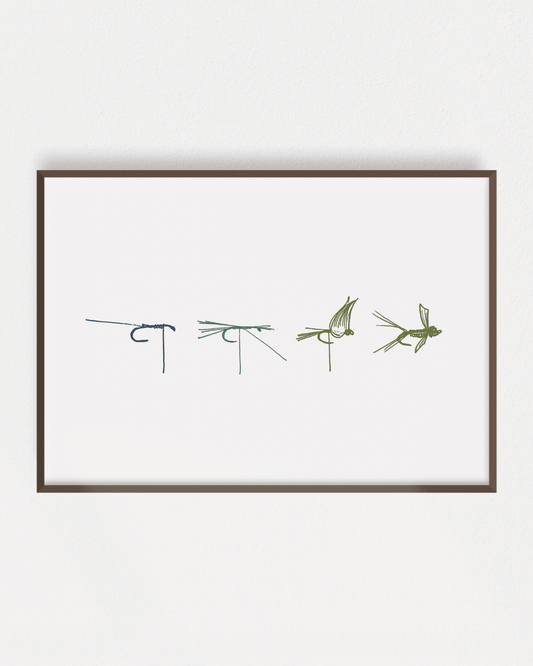 "Fly Tie" Poster