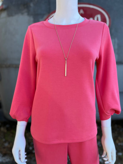 Twisted Sleeve Sweater