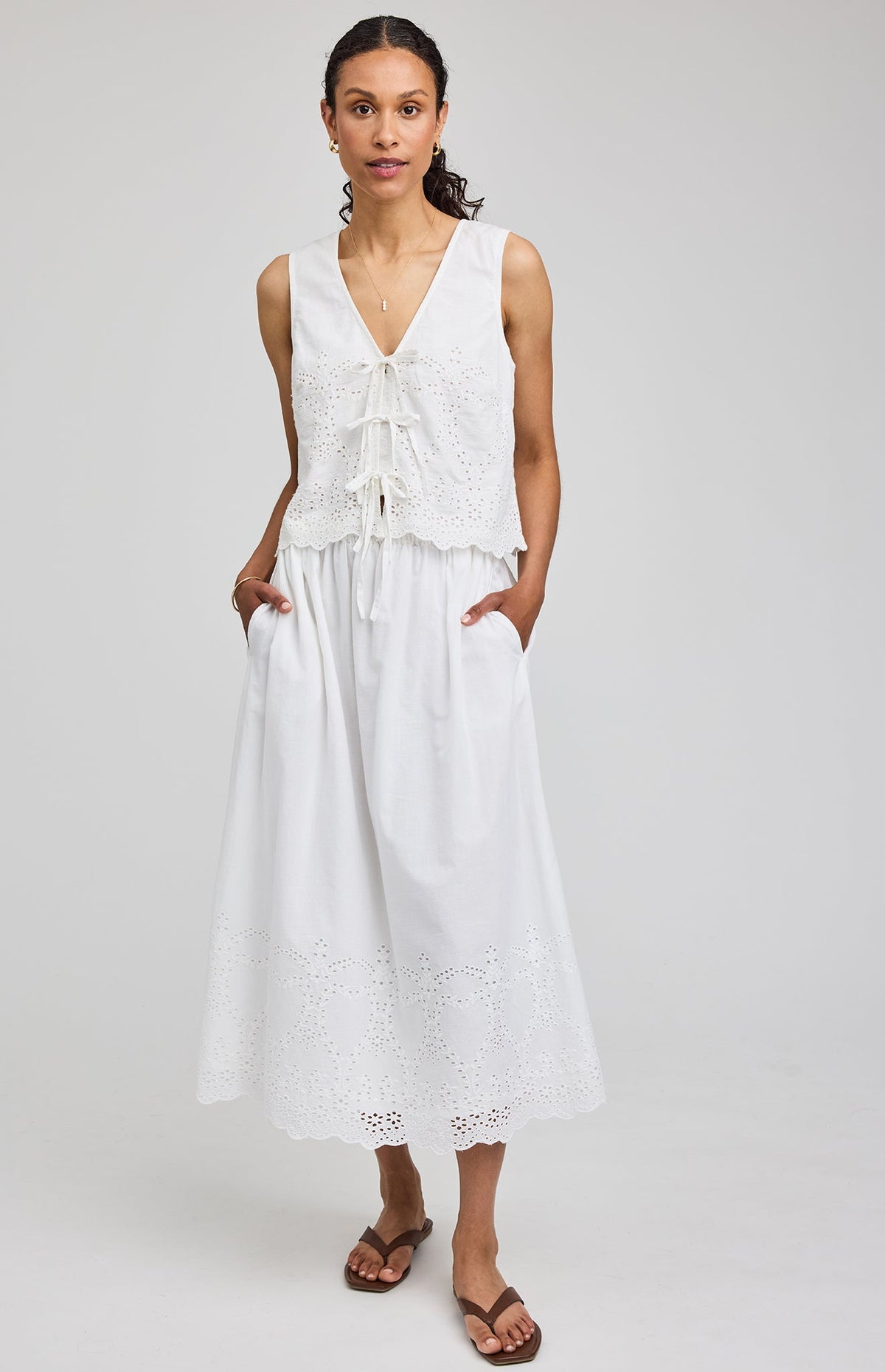 Rhea Top - White