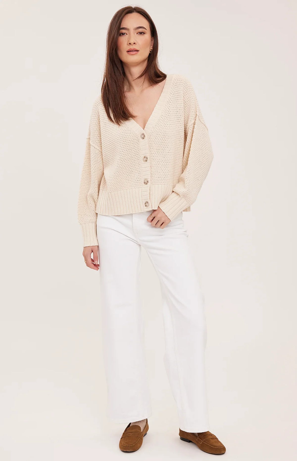 Jennalee Cardigan - Cream