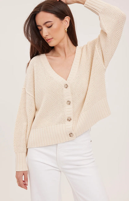 Jennalee Cardigan - Cream