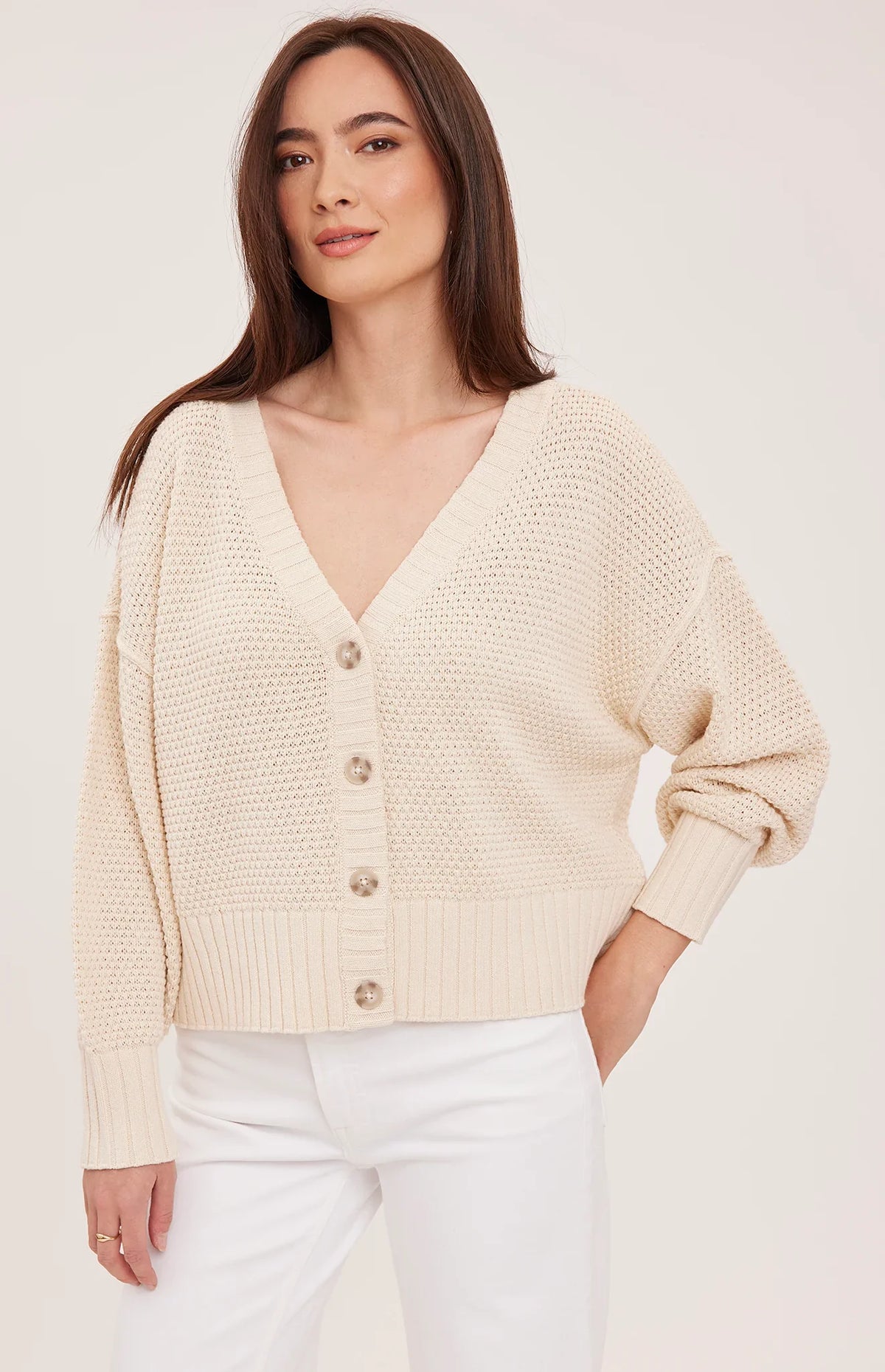 Jennalee Cardigan - Cream
