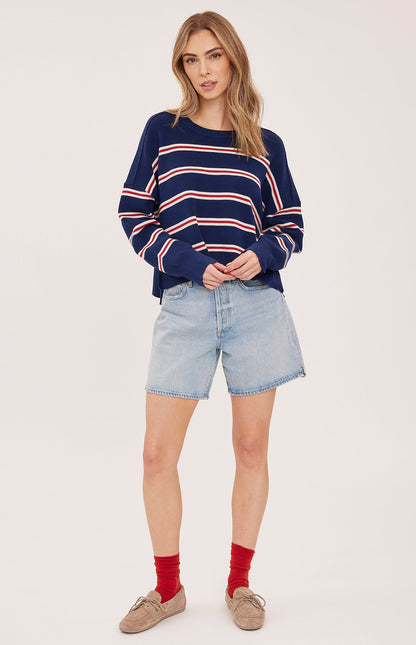 Echo Sweatshirt - Navy Stripe